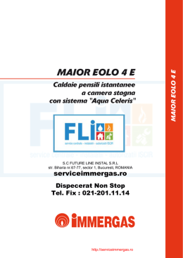 maior eolo 4 e - Service IMMERGAS