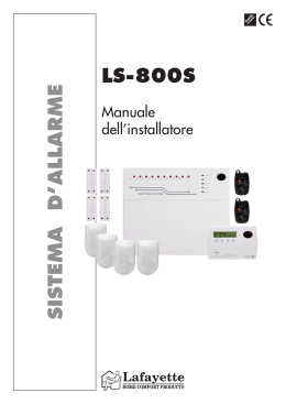 LS-800S manuale installatore