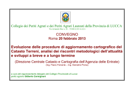 esperti catastali_roma 20/02/2013 - Collegio Provinciale dei Periti
