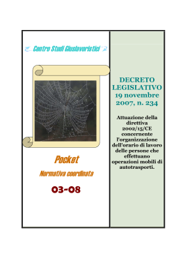 Pocket 3-08 - D.Lgs. 234-07