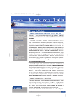 In rete con l`Italia - Ministero degli Affari Esteri e della Cooperazione