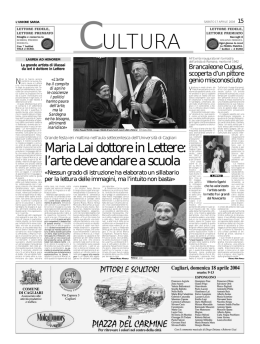 Vai all`articolo - Brancaleone Cugusi da Romana