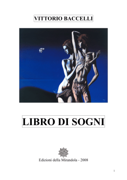 libro di sogni - Vittorio Baccelli
