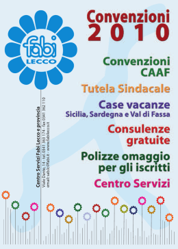 Convenzioni 2010