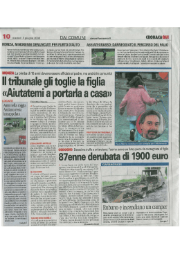 Cronaca Qui - Pap&agrave; Separati Lombardia