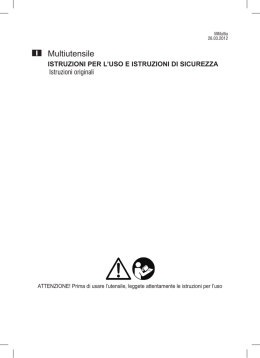 Manuale istruzioni