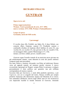 Guntram - Magia dell`opera