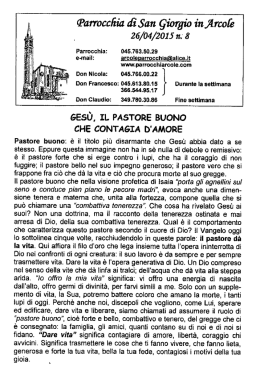 Scarica file - Parrocchia ​San Giorgio in Arcole