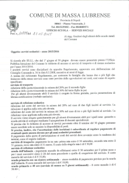 scolastici 2015-2016 - Comune di Massa Lubrense