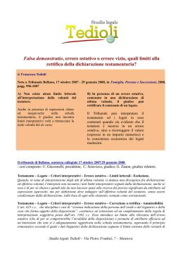 testo integrale - Studio legale Tedioli