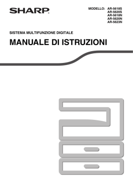 MANUALE DI ISTRUZIONI