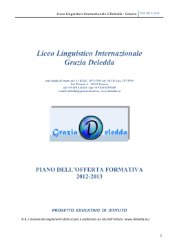 Liceo Linguistico Internazionale G.Deledda - Genova