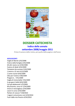 Scarica il documento per leggere il testo integrale