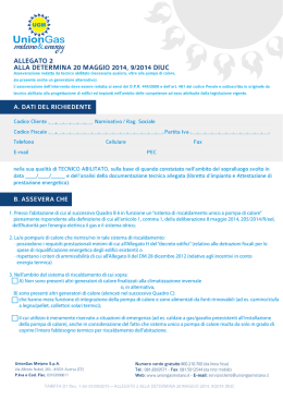 Modulo per asseverazione del tecnico qualificato