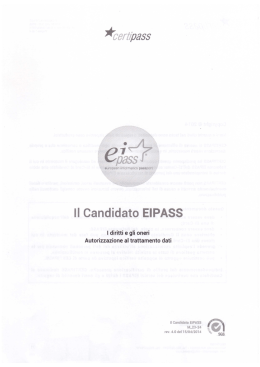 Il Candidato EIPASS