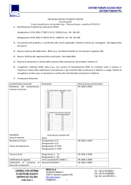 SISTEMI FUMARI ACCIAIO INOX SISTEMI FUMARI PPs