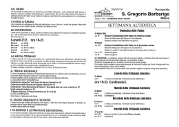 Foglio 546-20 mar - Parrocchia San Gregorio Barbarigo