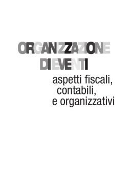 organizzazione di eventi