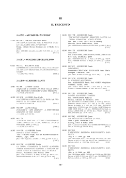 iii il trecento - Centro Pio Rajna