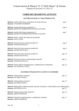 corsi proposti a.a. 2011-12