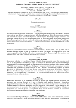 &ldquo;Gabriele Rossetti&rdquo; di Vasto - CF 92034540697 Visto l`art.10,comm