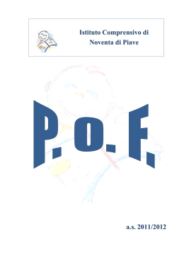 Il P.O.F. 2011-2012 - IC Noventa di Piave