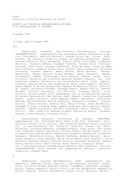 Scarica il CCNL sottoscritto da FIOM-CGIL FIM-CISL e UILM