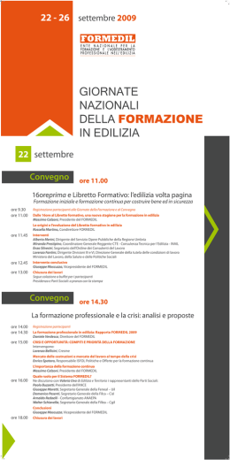 settembre 2009 - Casaportale.com