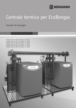 Centrale termica per EcoBongas