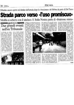 del ﬁlobus da parte di Del Turco - Gestione Trasporti Metropolitani
