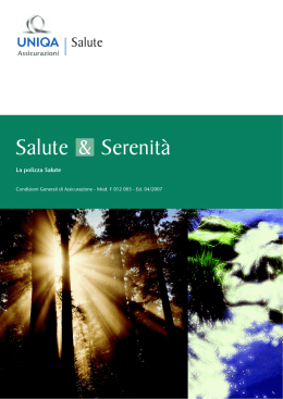 PZ salute defin.qxp - saf assicurazioni trieste