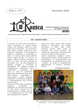 anno scolastico 2009-2010 - edizione n° 5