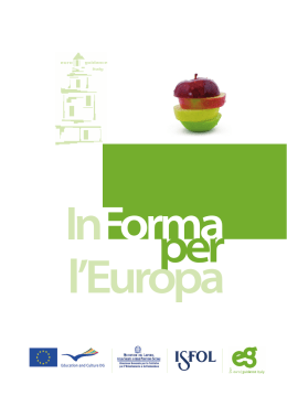 Guida "In forma per l`Europa"