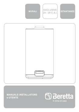 MANUALE INSTALLATORE e UTENTE EXCLUSIVE 24
