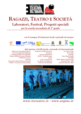 ragazzi, teatro e società - Liceo Scientifico "E. Fermi"