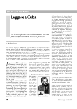Leggere a Cuba - Biblioteche oggi