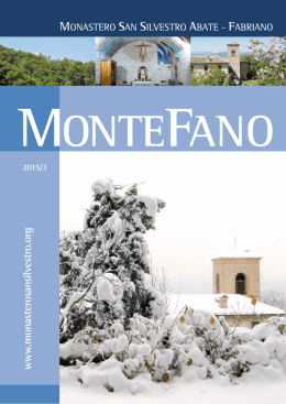 MonteFano 03/2015 - Monastero di San Silvestro