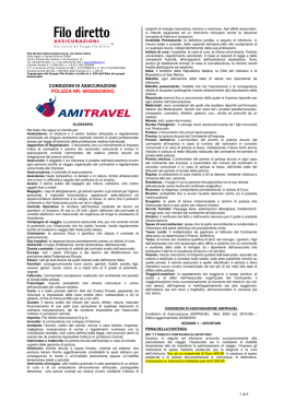 Assicurazione di viaggio - Gorgonia Viaggi Tour Operator