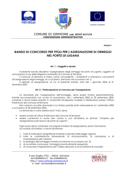 Bando - Sito Ufficiale del Comune di Sirmione