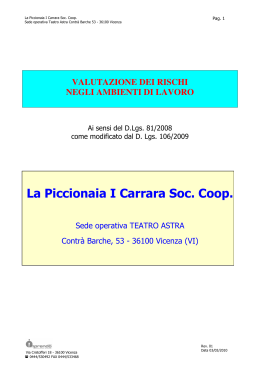Agg Valutazione dei rischi_La Piccionaia_TeatroAstra_03 03 10 rev01