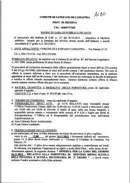 46845737ed bando di gara di pubblico incanto