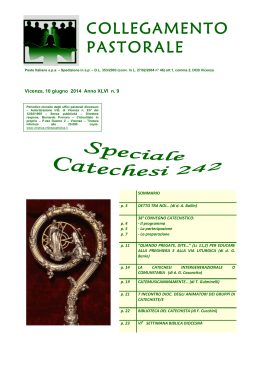 Speciale Catechesi 242 - Unita` Pastorale di Santa Croce e Stroppari
