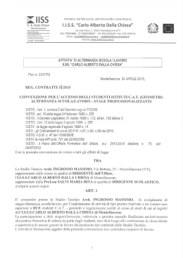 Contratto - CA Dalla Chiesa