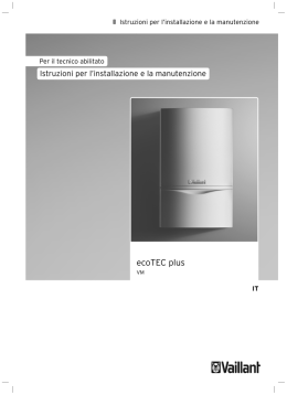 Istruzioni d`installazione ecoTEC plus