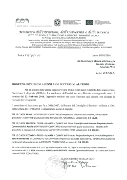 Ministero d&egrave;[l` Istruzione, d&egrave;[[&rdquo;llniversitd e d&egrave;[[a - Baianese