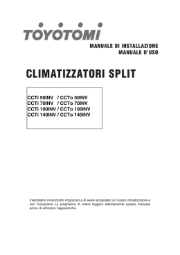 MANUALE CCT R410A INVERTER