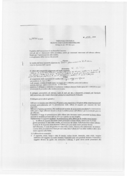 Page 1 TI`UBUNàLE DI PAÜLA. SEZIÜNE ESECUZIÜNI WÜHILIAM