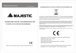Manuale - New Majestic Spa