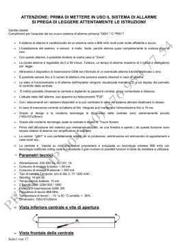 manuale primavip 868 mHz italiano