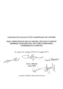 contratto collettivo nazionale di lavoro per i
